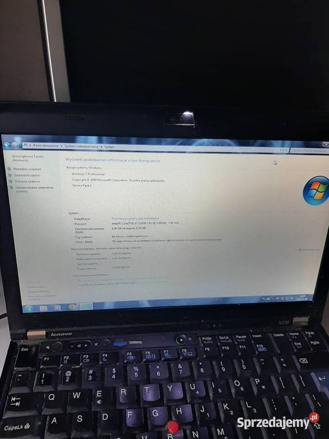 Laptop Lenovo ThinkPad X220 Częstochowa sprzedam