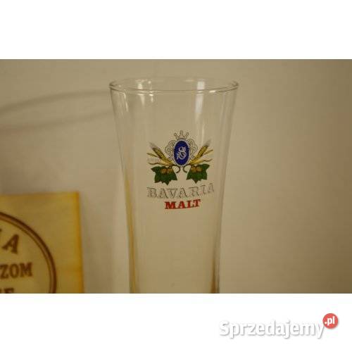 Komplet 2 szklanek Bavaria Malt szkło reklamowe śląskie