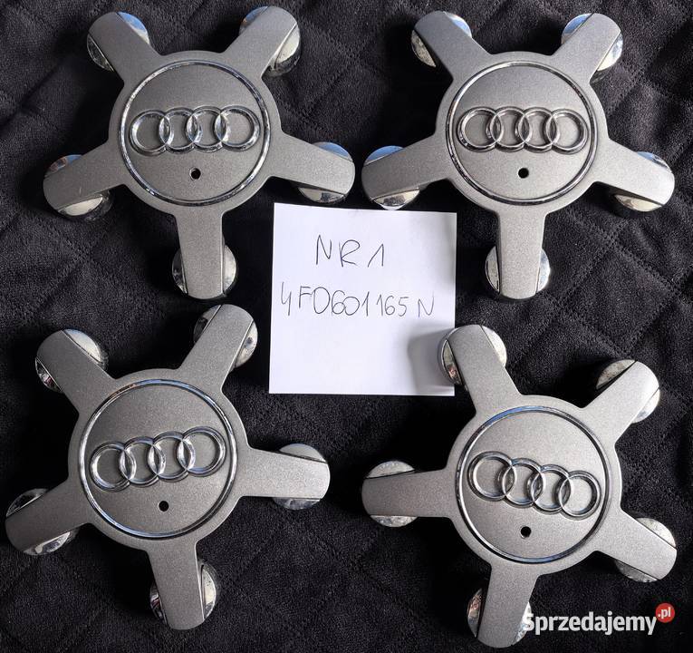 Kapsle zaślepki 4F0601165N Audi A3 A4 A5 A6 Gniewkowo sprzedam