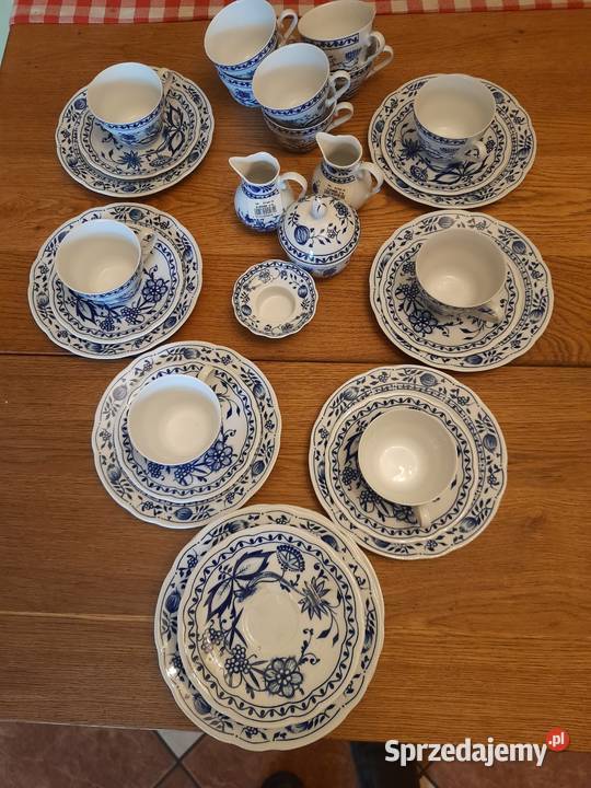 Porcelana marki Triptis Porzellan serwis Morąg