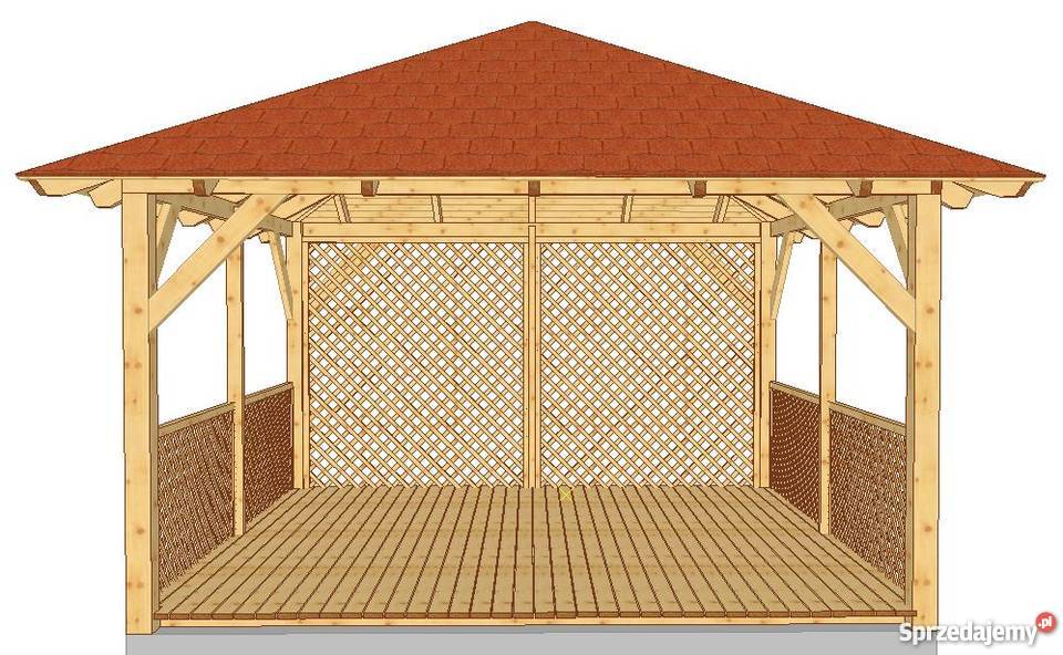 Altana Altanka ogrodowa Wiata drewniana Architektura ogrodowa Rębiszów sprzedam