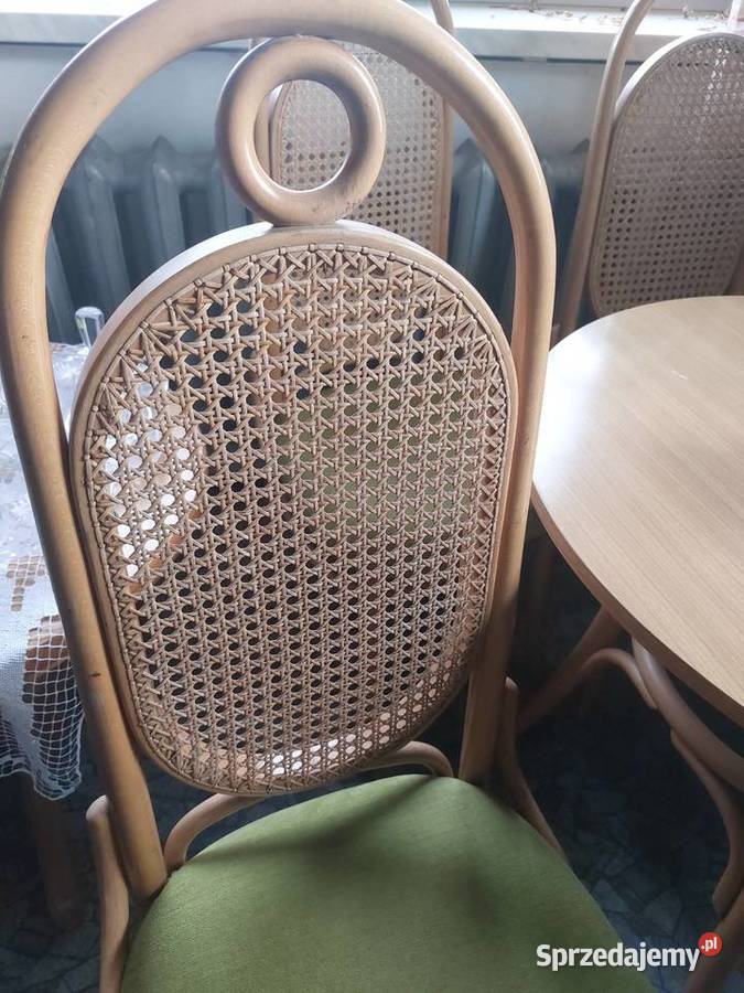 Stół okrągły z krzesłami JAFAMEG Dom i Ogród Żory