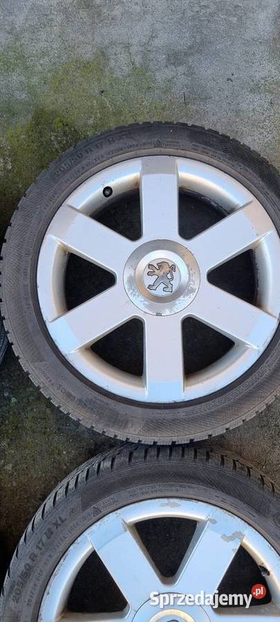 Felgi aluminiowe Peugeot 307 17 4 śruby z Słodków sprzedam
