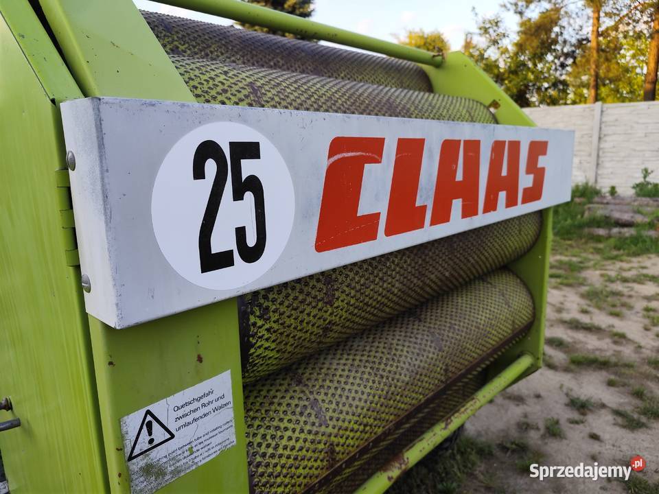Prasa Claas Rollant 34s balot 90x120 Rolujące (belujące) Konopiska