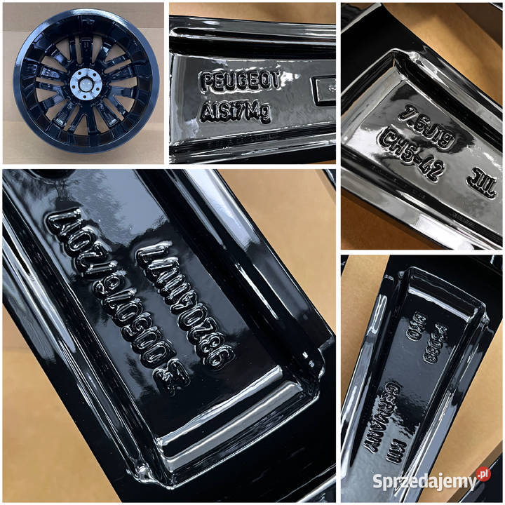 Felgi PEUGEOT 3008 4008 5008 GT 75x19 ET42 Peugeot OE