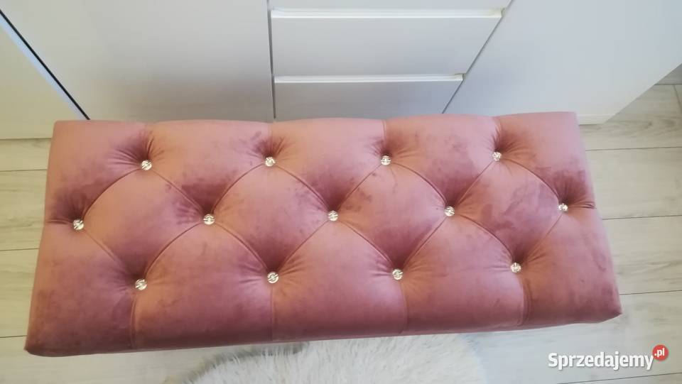 Pufa pikowana krysztalkami Warszawa