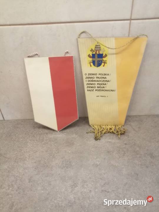 zestaw 4 proporczyków PRL Siemianowice Śląskie