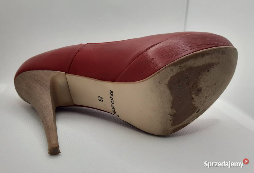 Czerwone Szpilki Damskie 39 Radom