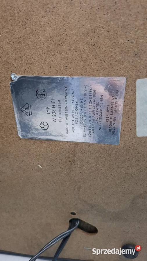 Telefunken W 238 HiFi gramofon vintage RFN opolskie Namysłów