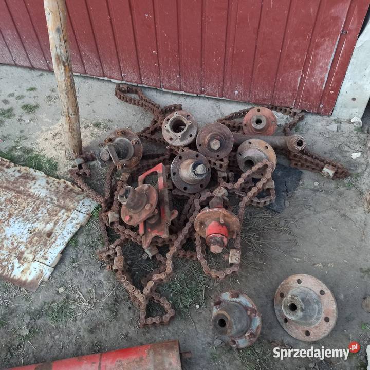 Części przyczepy samo zbierającej i rozrzutnika Włoszczowa sprzedam
