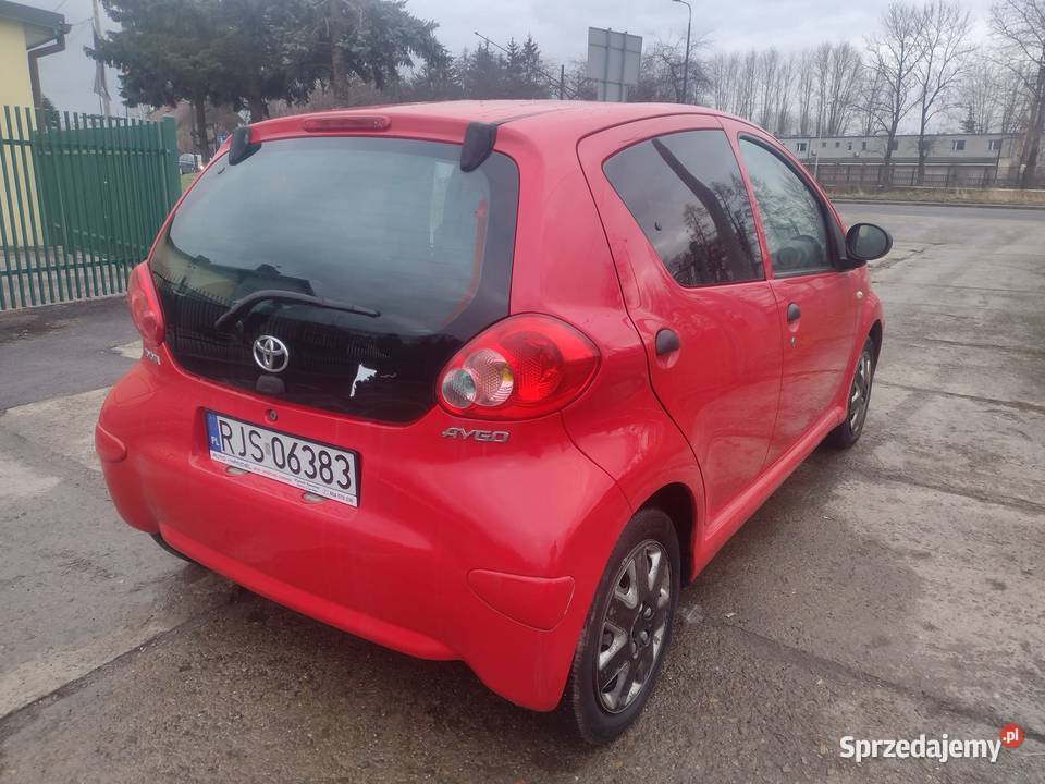 Toyota Aygo 10 Benzyna 2007 poduszka powietrzna podkarpackie Jasło