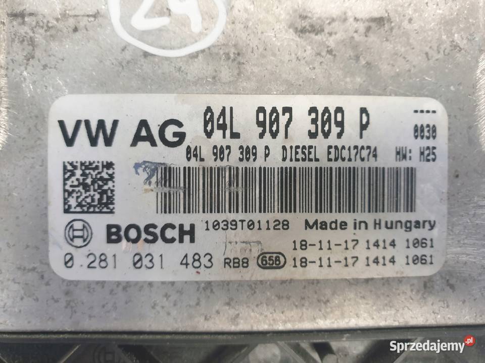VW Passat B8 20 TDI STEROWNIK SILNIKA komputer sprzedam
