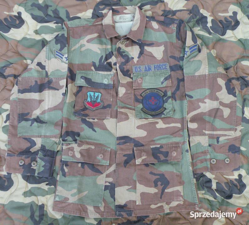 Bluza bdu woodland xsmall USAF obszyta Wrocław