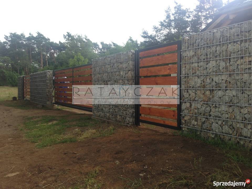Ogrodzenie gabionowe gabion gabiony ogrodzenie
