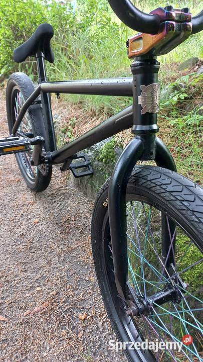Profesjonalny Czarny Rower Młodzieżowy Bmx Blank BMX Wołów