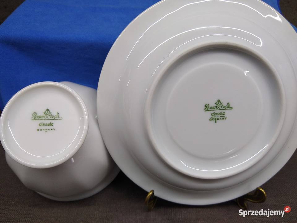 Rosenthal Maria Biała filiżanka spodek Kalisz