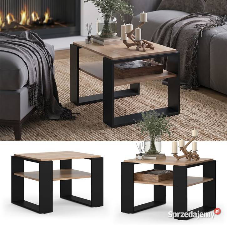 Vicco Stolik kawowy Helm 656 x 462 z półką Stoliki kawowe i ławy Gorzyce Wielkie