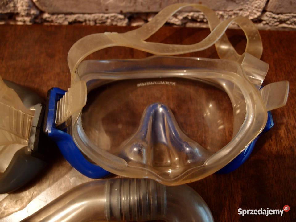 Zestaw do nurkowania dwóch osób maska z rurką Łódź