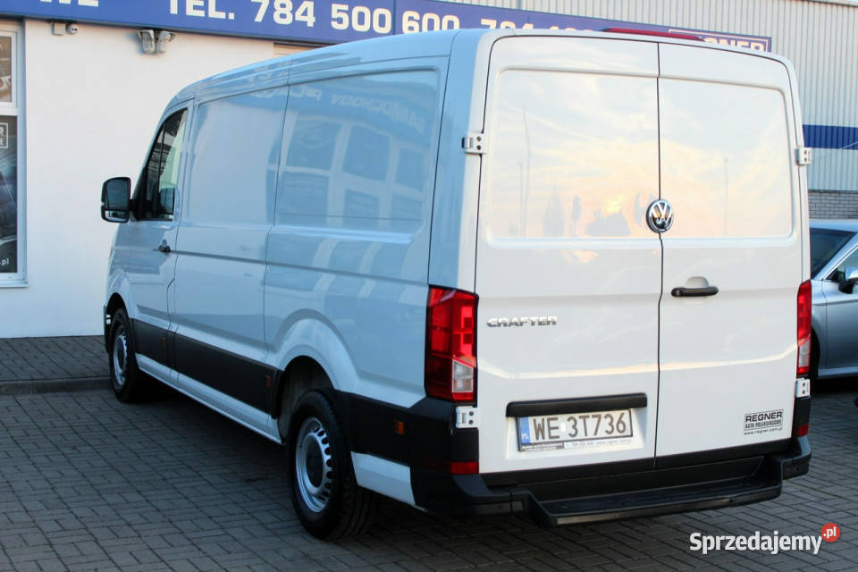 Volkswagen Crafter Niski FV23 SalonPL 3os Fotel 174000km Samochody dostawcze Sokołów sprzedam