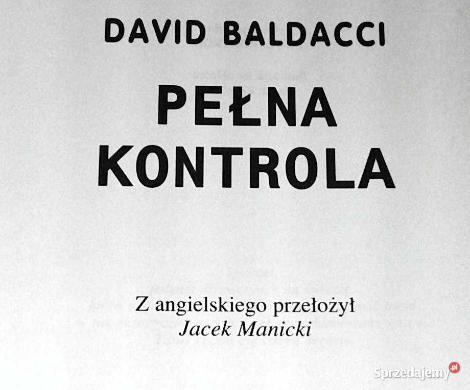 Pełna kontrola David Baldacci Chełm