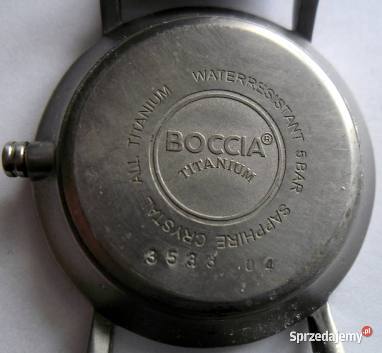 Boccia zegarek kwarcowy wykonany z tytanu kujawsko-pomorskie Osie sprzedam