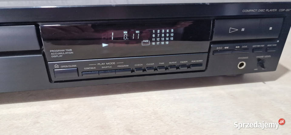 Cd player SONY 297 CDP297 odtwarzacz kompaktowy Międzychód