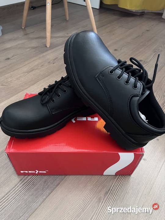 Buty skórzane czarne budowa gastronomii BHP mazowieckie Warszawa