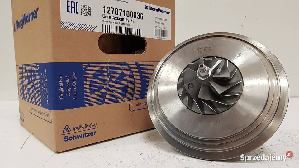 Nowy rdzeń BorgWarner KKK 12707100036 Siedlce