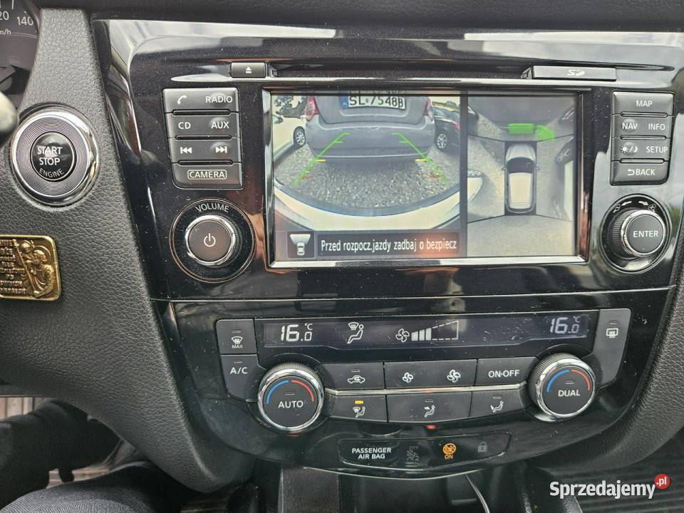 Nissan Qashqai Krajowy Kamery 360 Nawigacja garażowany Ruda Śląska