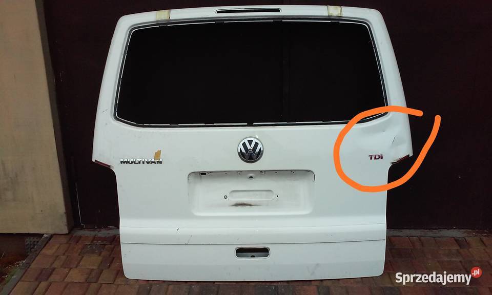 Klapa tył Vw T5 multiwan Ruda Śląska
