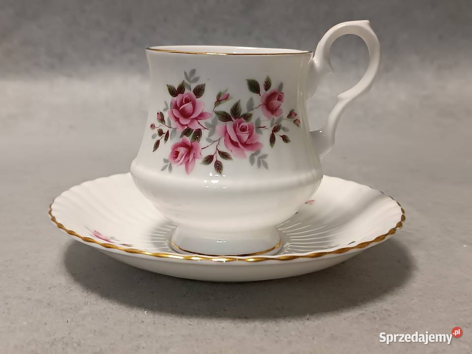ROYAL WINDSOR Duet Róże Kolekcjonerska Filiżanka Stargard