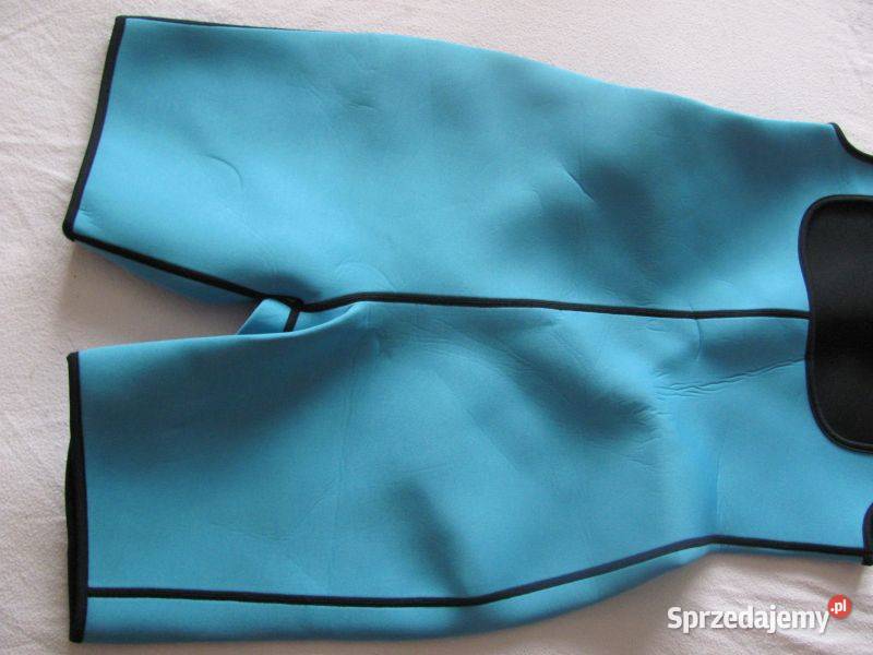 niebieska noeprenowa pianka bez rękawów krótkie Zamość