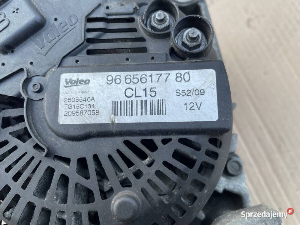 9665617780 alternator 14 16 hdi peugeot 206 plus Szczecin