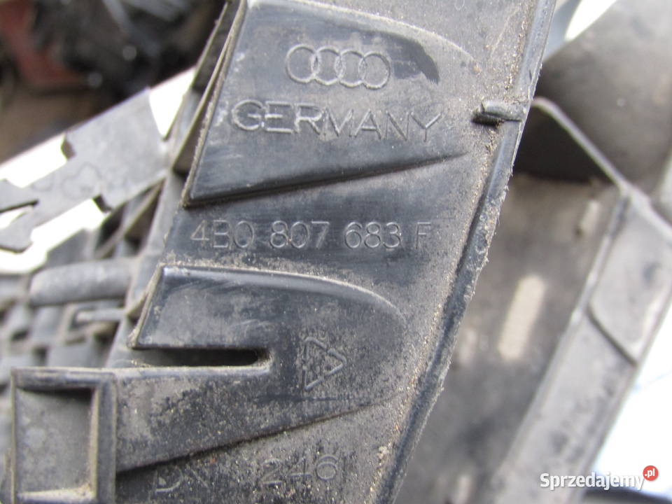 KRATKA ZDERZAKA ŚRODKOWALEWAPRAWA AUDI A6 C5 osobowe