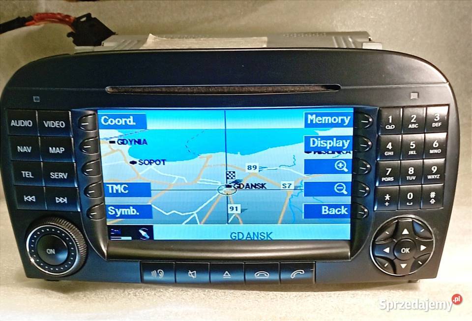 W230 R230 SL Mercedes Radio Nawigacja Europa Konin