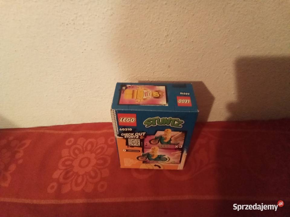 Lego city motocykl kaskaderski ludzik w stroju Warszawa