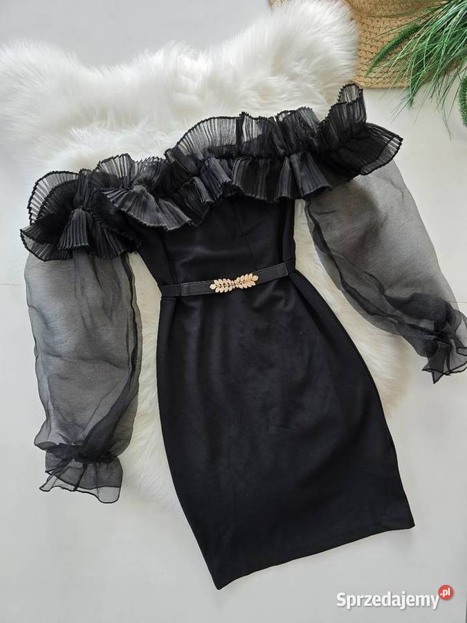 Sukienka mała czarna efektowna śląskie Rybnik sprzedam
