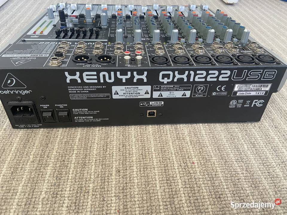 Behringer XENYX QX1222 USB mixer Biłgoraj