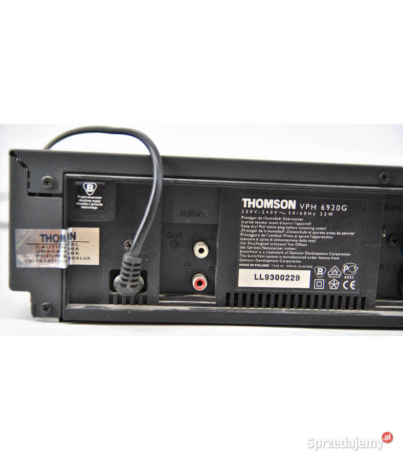 Magnetowid Thomson VPH 6920G HiFi Stereo NICAM Odtwarzacze CD i MD