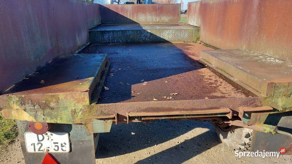 Przyczepa platforma thk hw hl nieuszkodzony Brzeski