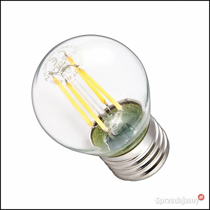 Żarówka LED LEDLUMEN E27 4W Filament 470lm biały Dom i Ogród Warszawa