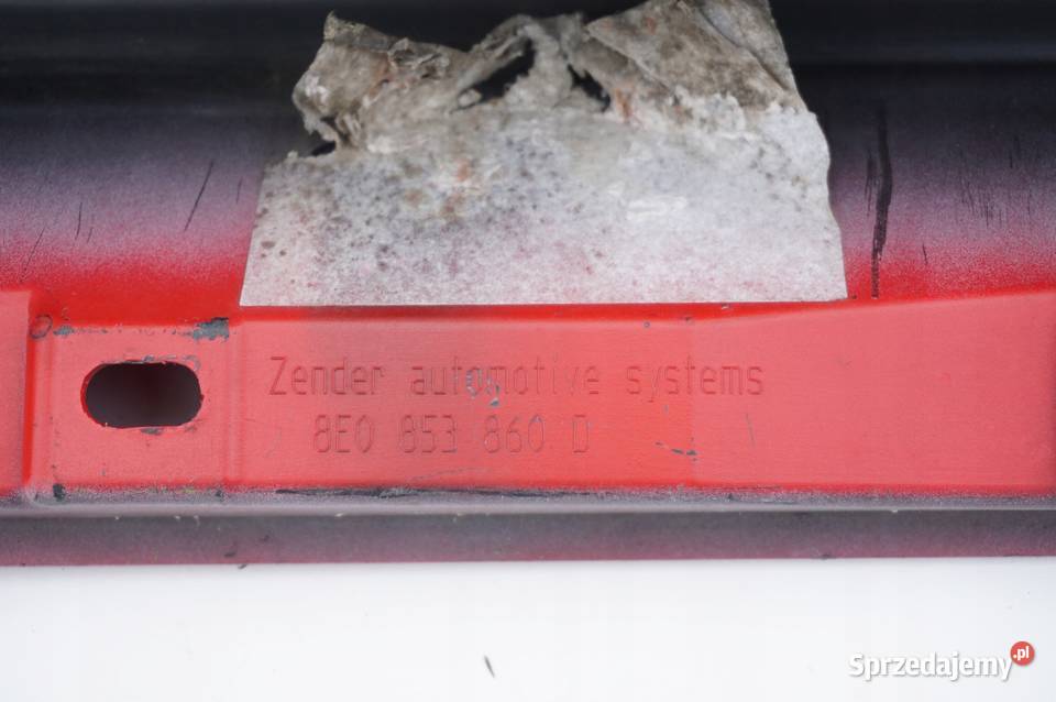 LISTWA PROGOWA PRAWA PRÓG AUDI A4 B6 8E0853860 Karoseria Nowy Tomyśl