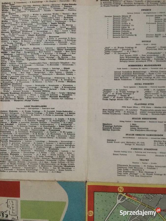 202 Plan Szczecina 1969 zachodniopomorskie Szczecin