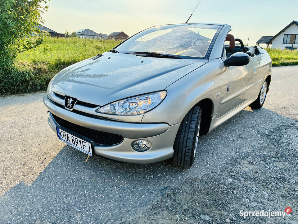 Peugeot 206CC Roland Garros sprawny dach klima Pielgrzymowice