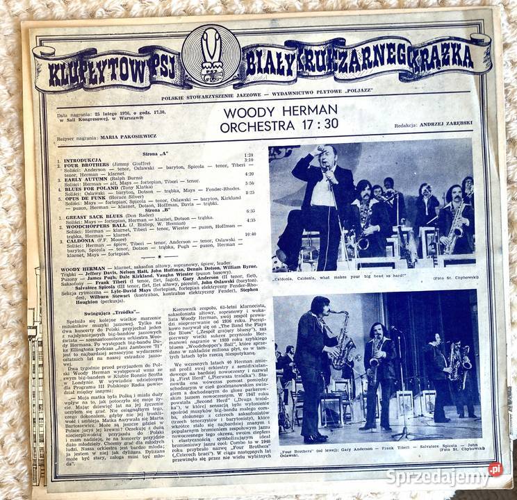 Woody Herman Orchestra 1730 Płyty i kasety Szczecin
