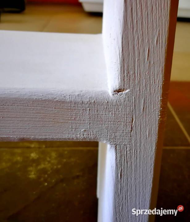 Ławka drewniana kwietnik półka regał drewniany 90cm