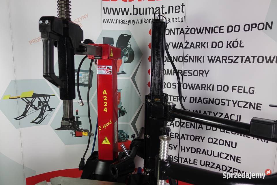 Włoska montażownica do opon z przystawką Corghi Gorzów Wielkopolski