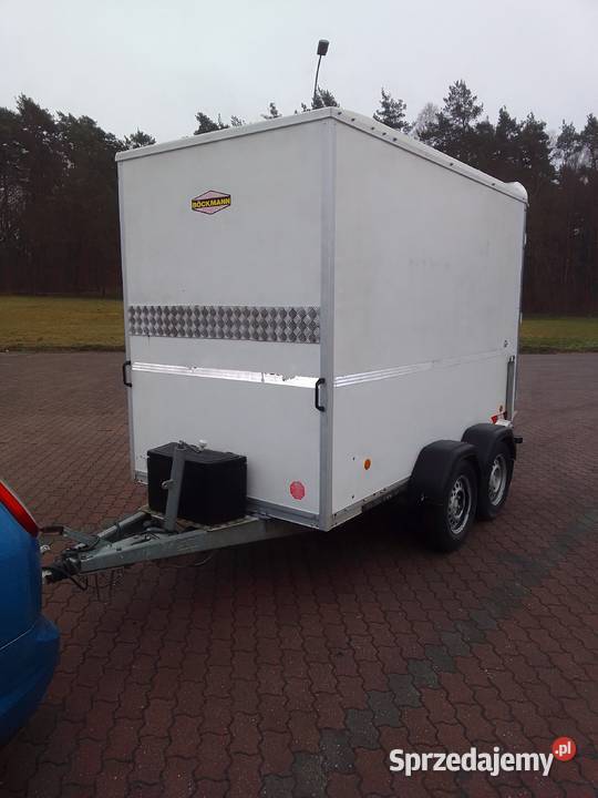 Przyczepa kontener 27 t DMC twarda zabudowa Kontenerowe Trzebiel