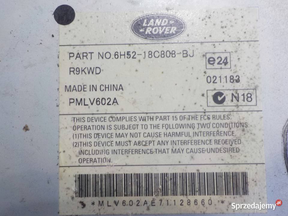 LAND ROVER FREELANDER II 22 TD4 08r wzmacniacz osobowe mazowieckie Suków