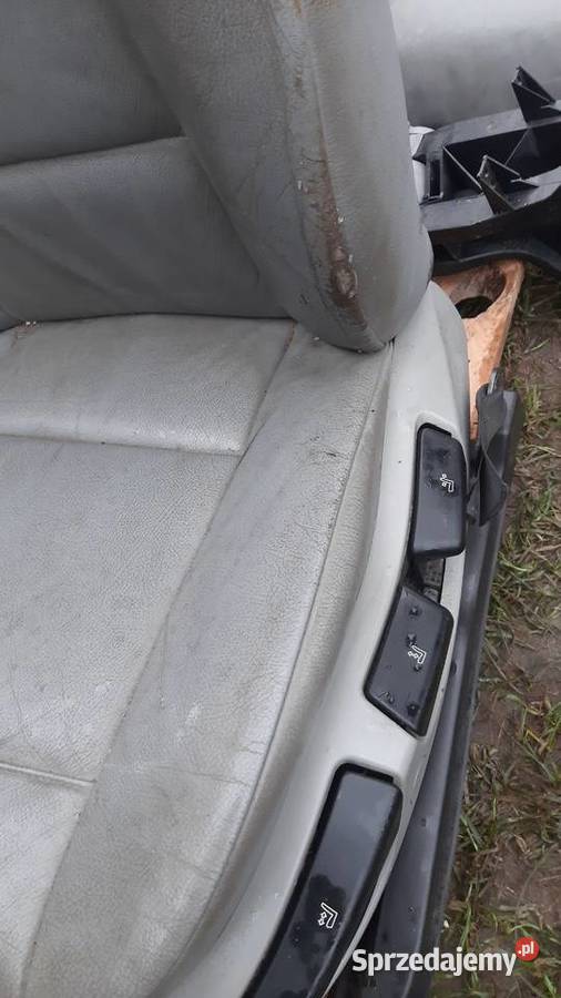 fotel komplet foteli skóra bmw e46 kombi Fotele i kanapy Dębno sprzedam